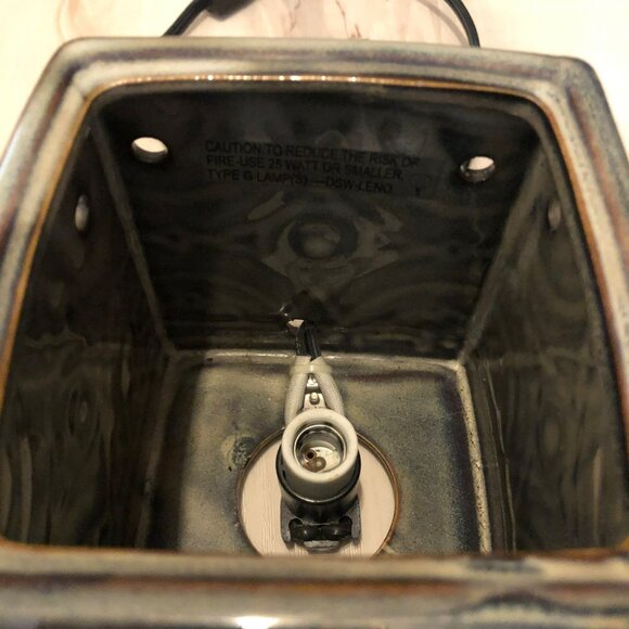 Scentsy Warmer By Ron Lockett Aztec Design Green - Picture 4 of 7